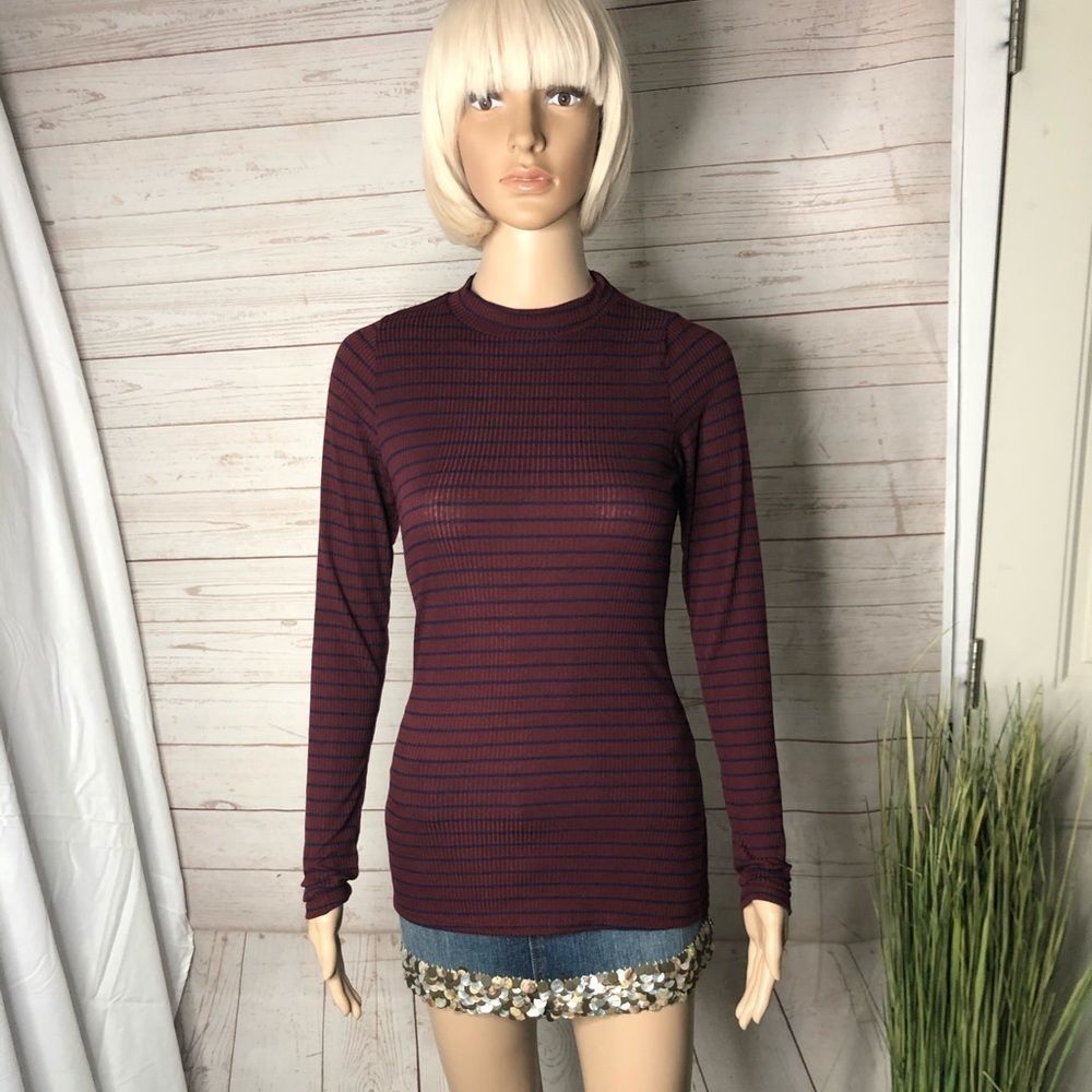 Piphany Bronx long sleeve striped tee szXS